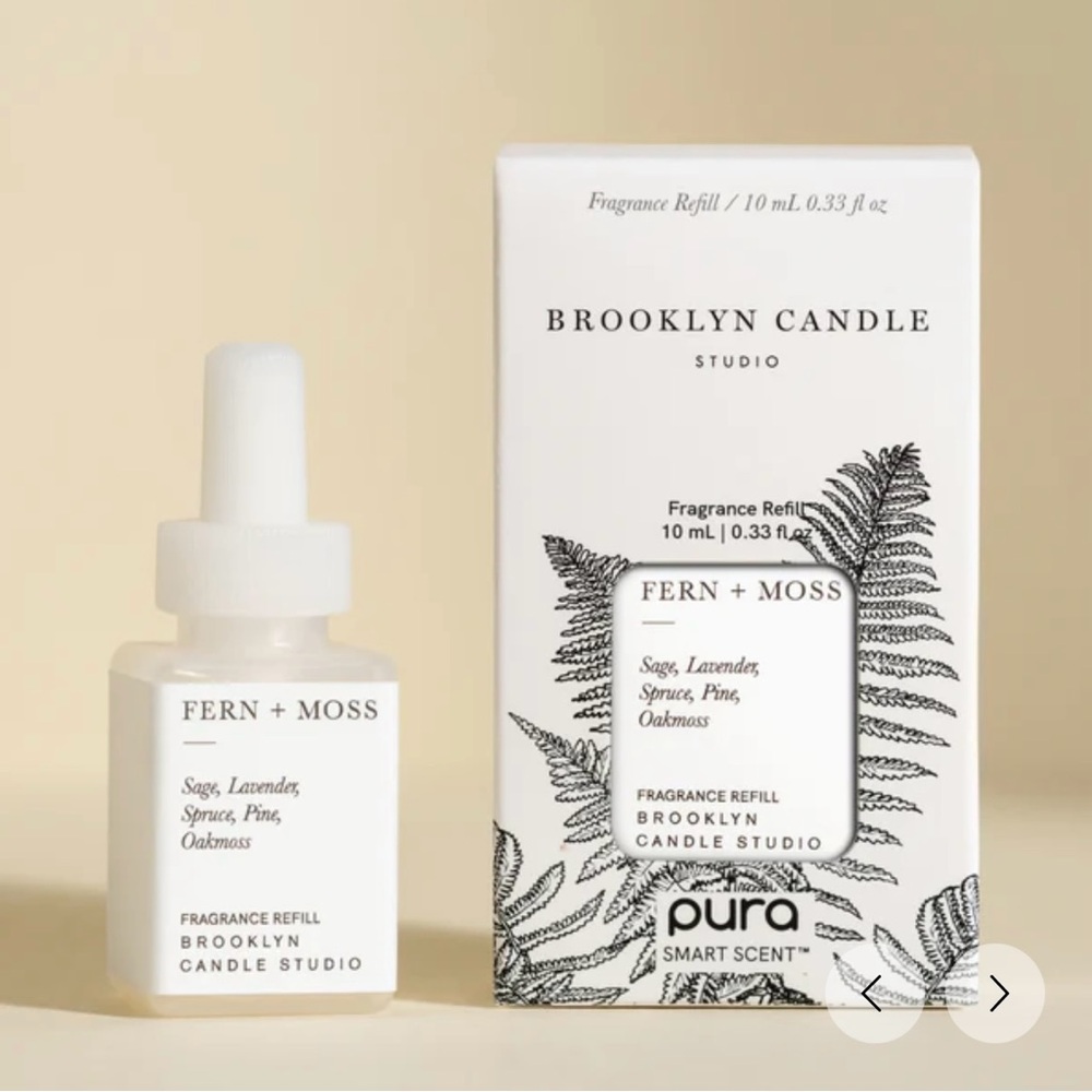 Brooklyn Candle Studio Fern + Moss Fragrance Refill - White